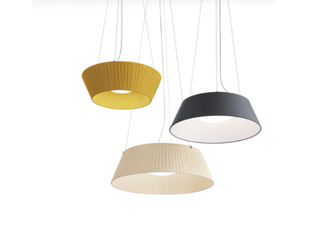 REVERSE - LED cotton pendant lamp by Modo Luce - view 2